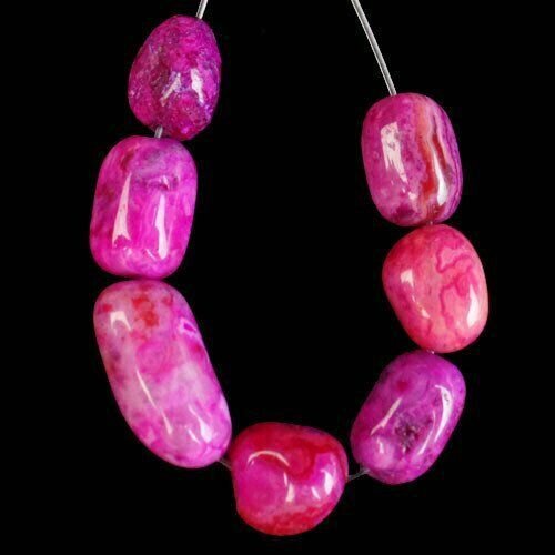Pink crazy agate