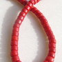 Discuri drepte din coral rosu aprox 6x4 mm