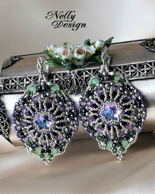 Cercei cristale Swarovski
