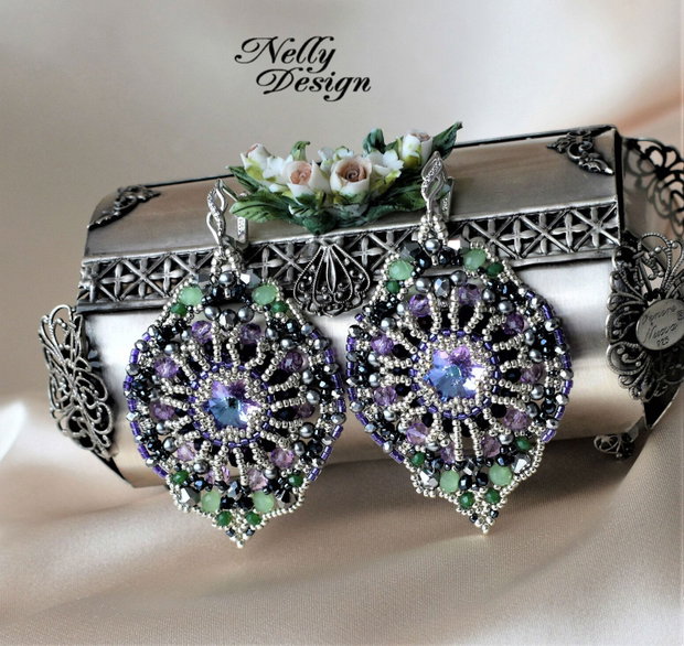 Cercei cristale Swarovski