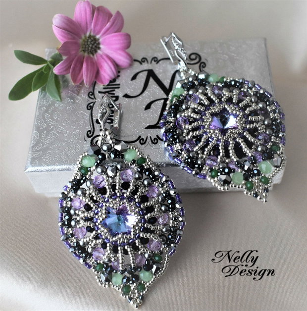 Cercei cristale Swarovski