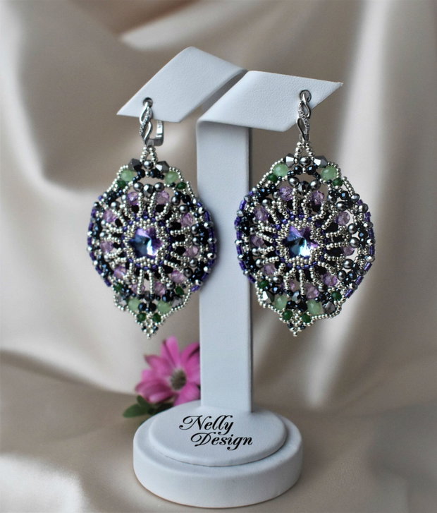 Cercei cristale Swarovski