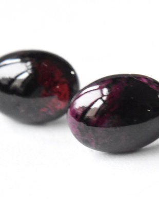 Cercei granat si argint 925