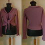 PULOVER CARDIGAN CASMIR VIOLET