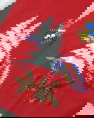 Mileu brodat Craciun