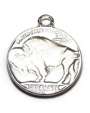 Pandantiv metalic, argintiu antichizat, 44x33x3 mm