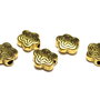 Margele din metal, auriu antichizat, 7x7 mm