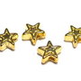 Margele din metal, auriu, 6x6 mm