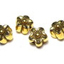 Margele din metal, auriu antichizat, 12x10 mm