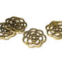 Pandantiv metalic, auriu antichizat, 16x2 mm