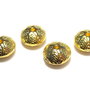 Margele din metal, aurii, 10x6 mm