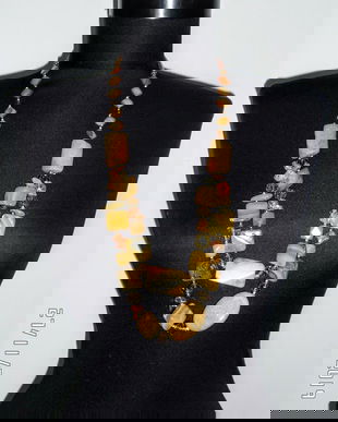 Super colier din Chihlimbar baltic