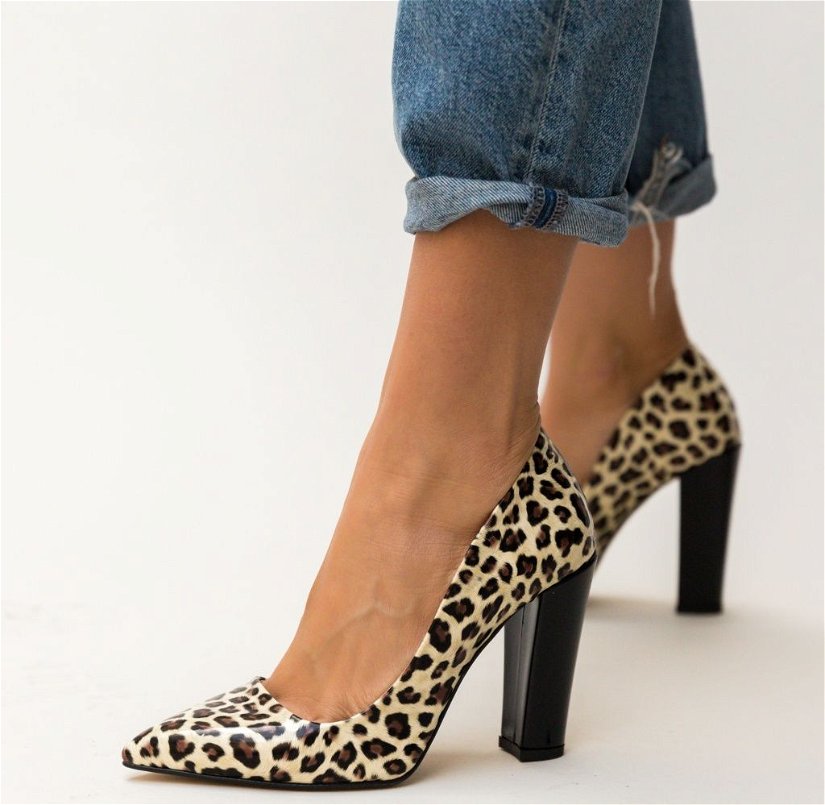 Pantofi Sohali Leopard