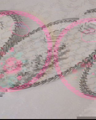 NOU-Set 2 farfurii model romantic