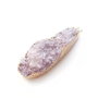 Ametist druzy  - cu  margini electroplacate aur
