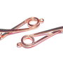 Accesoriu de agatat, rose gold, 34x10 mm