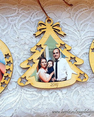 Ornamente CRACIUN Personalizate cu POZA