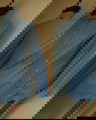 TOMMY HILFIGER CAMASA BUMBAC BLEU