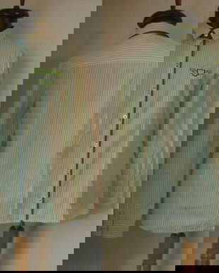 CORLEY CAMASA BUMBAC VERDE STRIPE