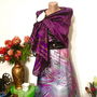 Rochie cu sal violet