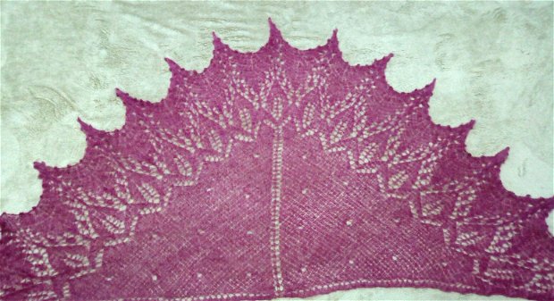 Șal tricotat 0045