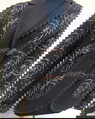 noua-Jacheta rustica cu broderie