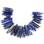 Gherute lapis lazuli natural intre 12 si 25 mm lungime