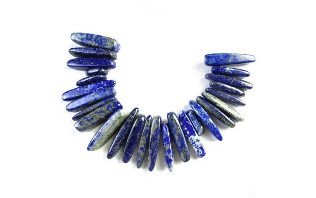 Gherute lapis lazuli natural intre 12 si 25 mm lungime