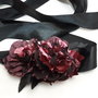 Brau cu flori textile