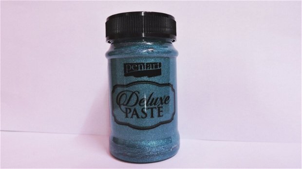 Deluxe paste (pasta metalizata)- albastru laguna- 100ml