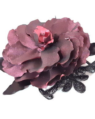 Brosa/Aplicatie pentru rochie/Flori handmade
