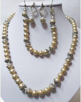 SET- PERLE SWAROVSKI AURII