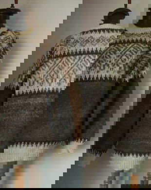 PULOVER HANDMADE GROS LANA ALPACA