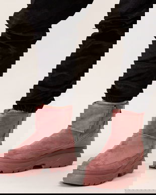 Cizme Tip Ug Vingo Roz