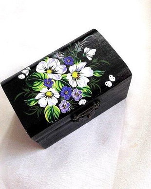 Cutie lemn decorata 35494