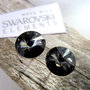 Cercei cristale Swarovski si inox