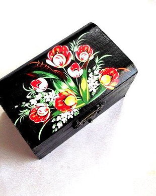 Cutie lemn decorata 35496