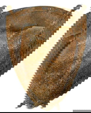 Scut cu sabii din fier forjat antichizat