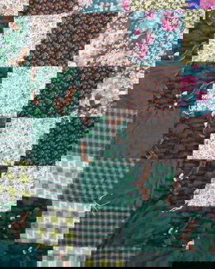 Nou-Patchwork quilt cuvertura