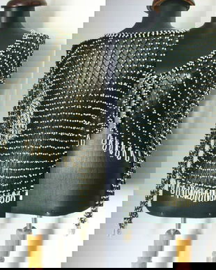 CARDIGAN CROSETAT MANUAL MATASE SI PERLE