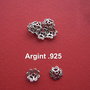 Capac din argint .925 aprox 8x3 mm