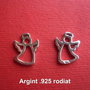 Ingeras din argint .925 rodiat aprox 10.5x14 mm