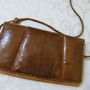 Vintage poseta piele sarpe