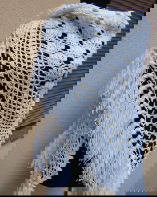 Esarfa crosetata manual