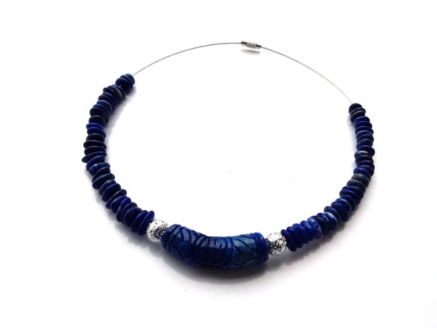 Colier lapis lazuli