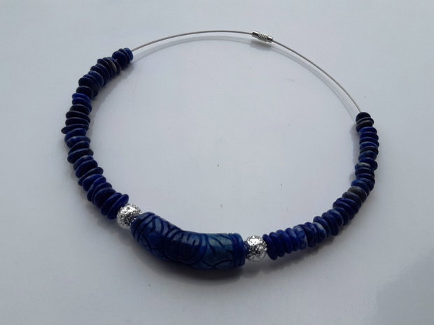 Colier lapis lazuli