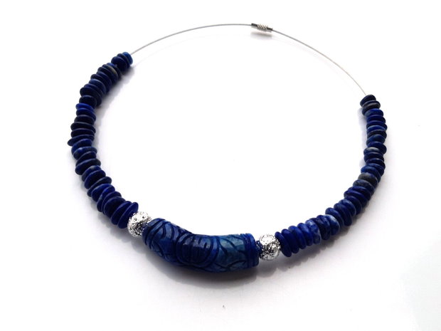 Colier lapis lazuli