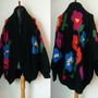 CARDIGAN LANA FLORAL TRICOTAT MANUAL