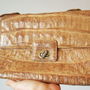 GEANTA VINTAGE PIELE NATURALA CROCODIL