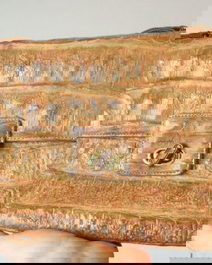 GEANTA VINTAGE PIELE NATURALA CROCODIL